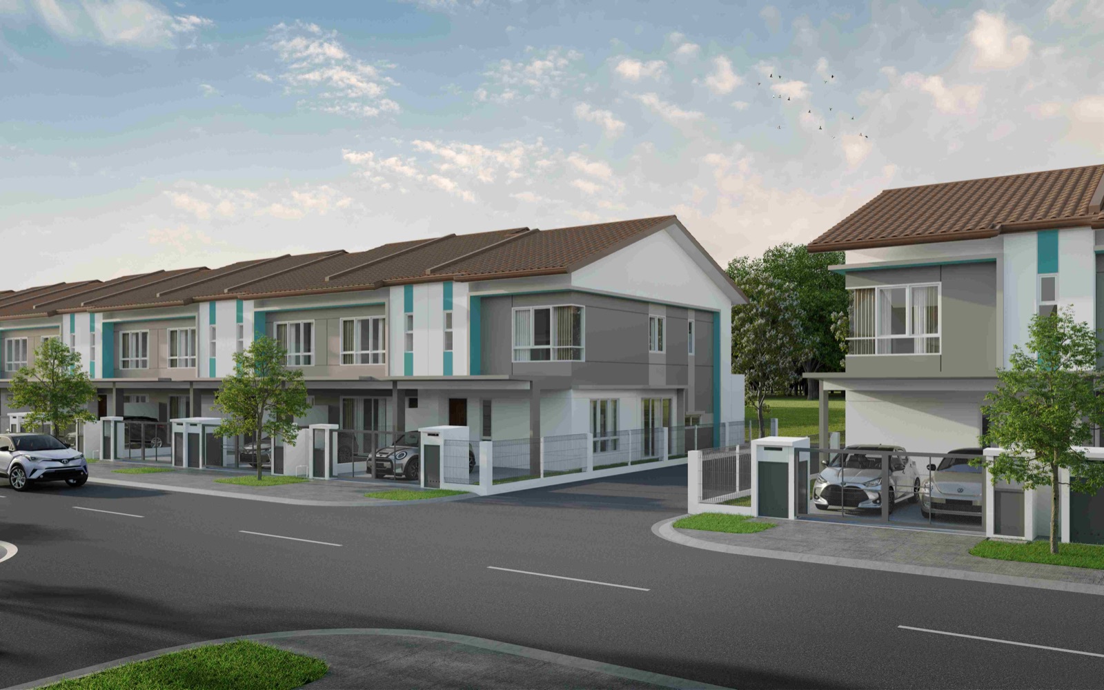 Type A terrace homes street view