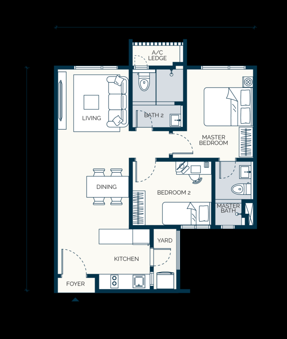 Type A floor plan